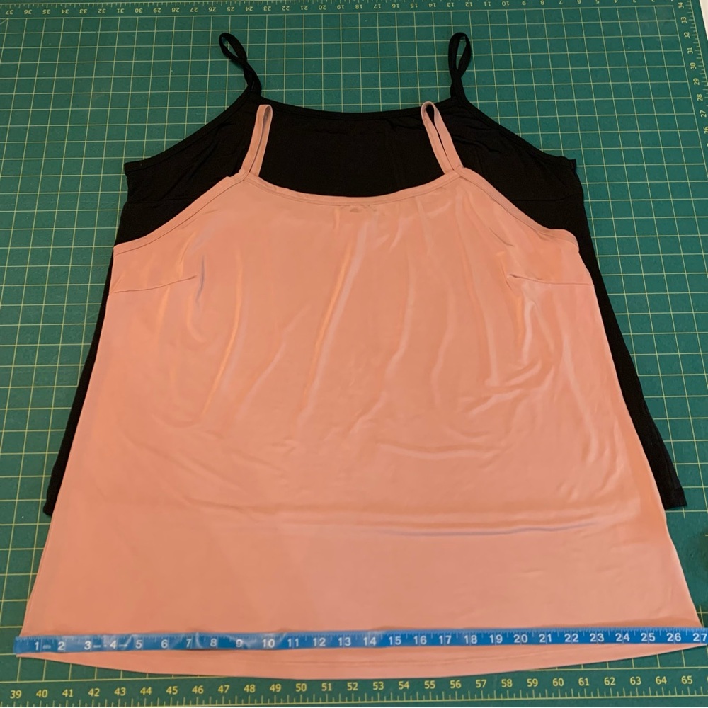 LuLaRoe Cami blush and black 2 pack 3xl